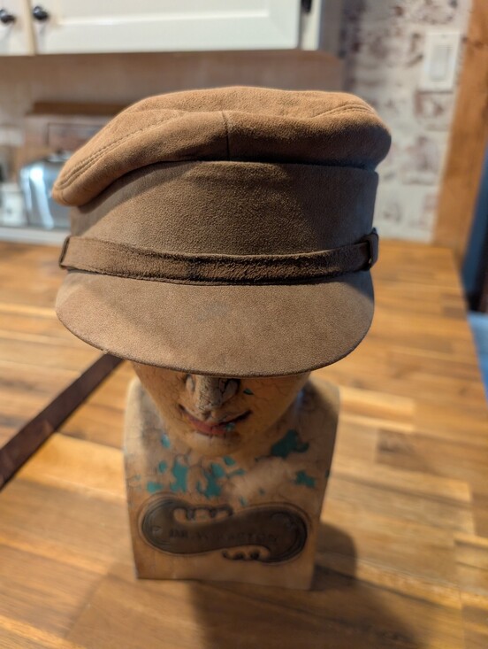 Other - Vintage Olympia Prinz-heinrich Suede News Boy Cap